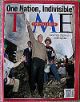 Time magazine shows Pres Bush at Ground Zero